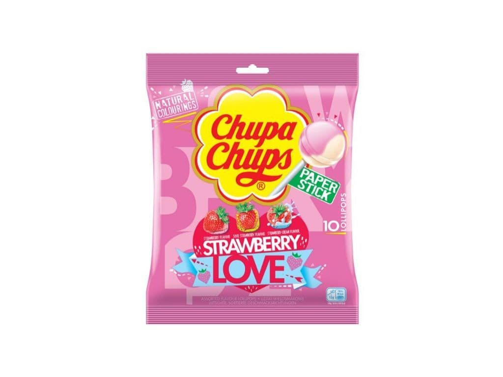 Chupa Chups Lollipop - Strawberry Love