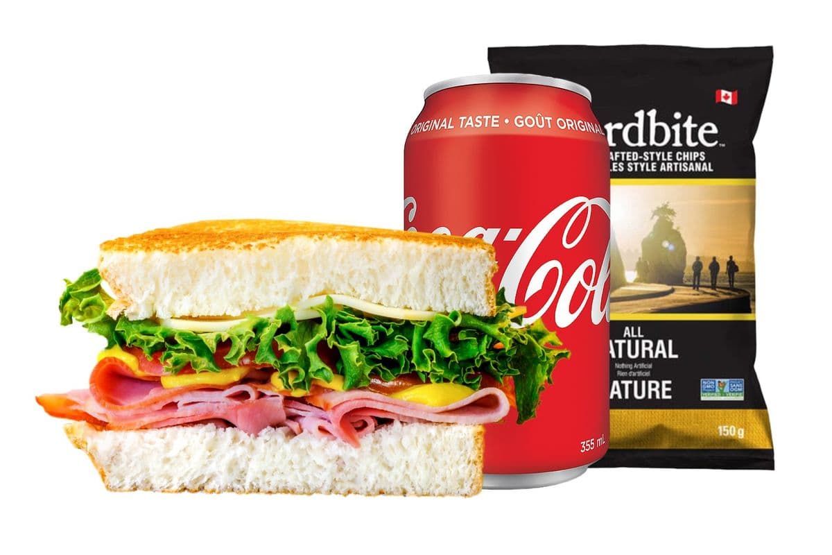 Ham 'N Swiss Sandwich Combo (Regular Size)