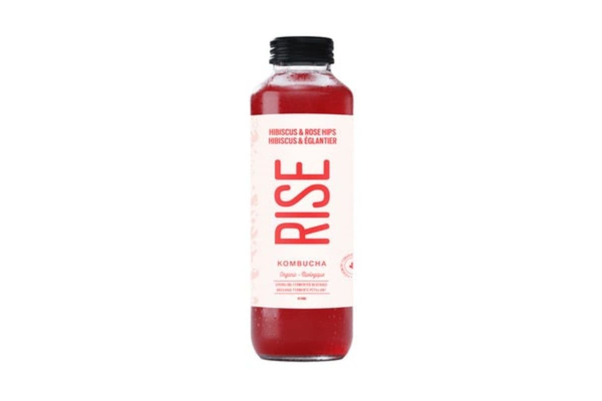 Kombucha Hibiscus And Rose Hips Black Tea (414 ml)