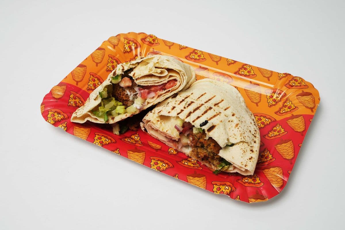 🌿 Falafel Pita Wrap