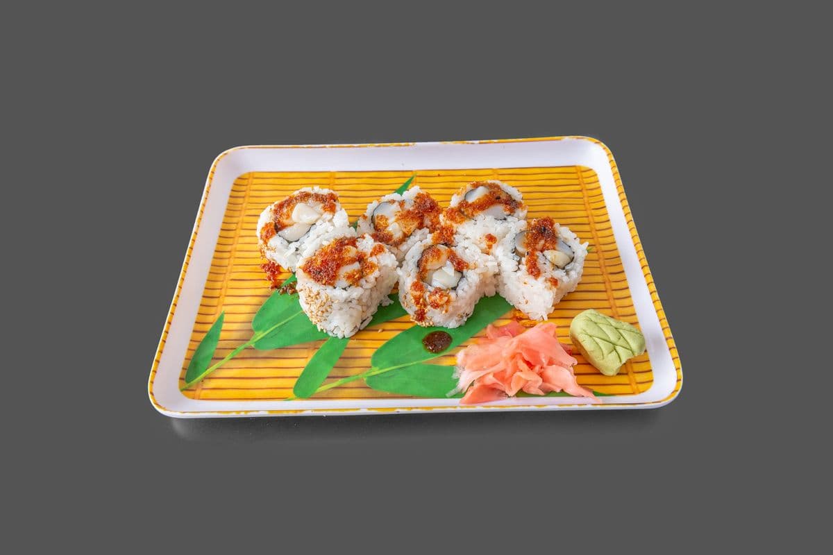 Spicy Scallop Nigiri Sushi