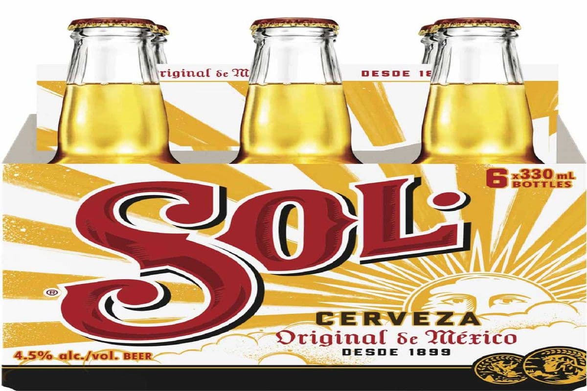 Sol Original Merico Lager Beer, 1899 6 Bottles (6 x 330ml)