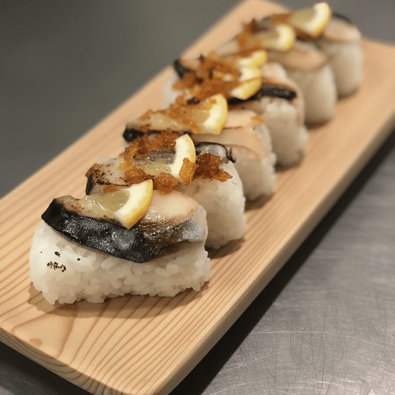 Saba Oshi Sushi