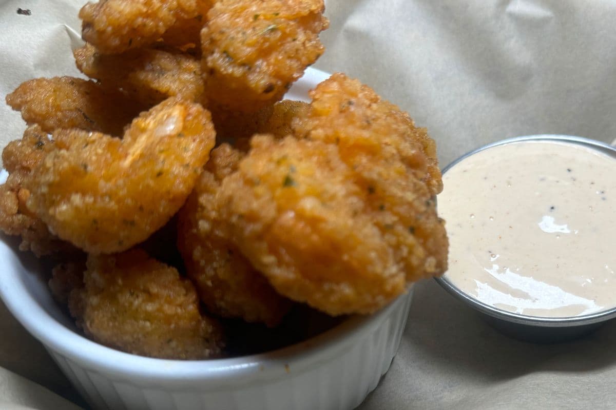 Corn Meal Crusted Shrimp