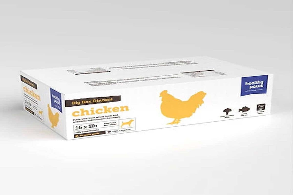 Healthy Paws Big Box Dinner Chicken Dog (16 x 1LB)