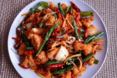 E13. Peppering Chicken Szechuan Style辣子鸡