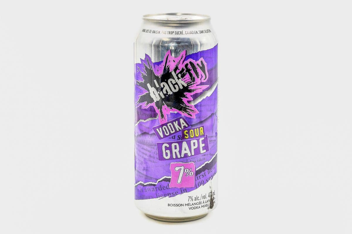 Black Fly Vodka Grape Sour (1 x 473 ml)