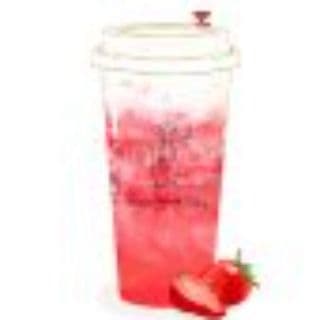 Cheese Foam Strawberry Slush 芝士草莓冰