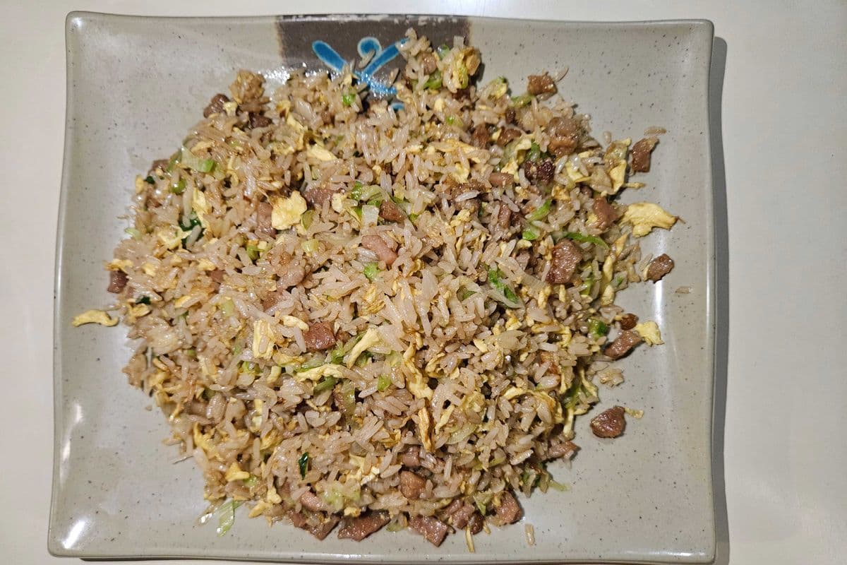 Beef Fried Rice, Side Dish 牛肉炒饭 + 小菜