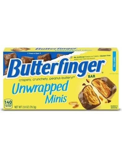 Déballé Minis Butterfinger 79.3g/ Butterfinger Unwrapped Minis 79.3