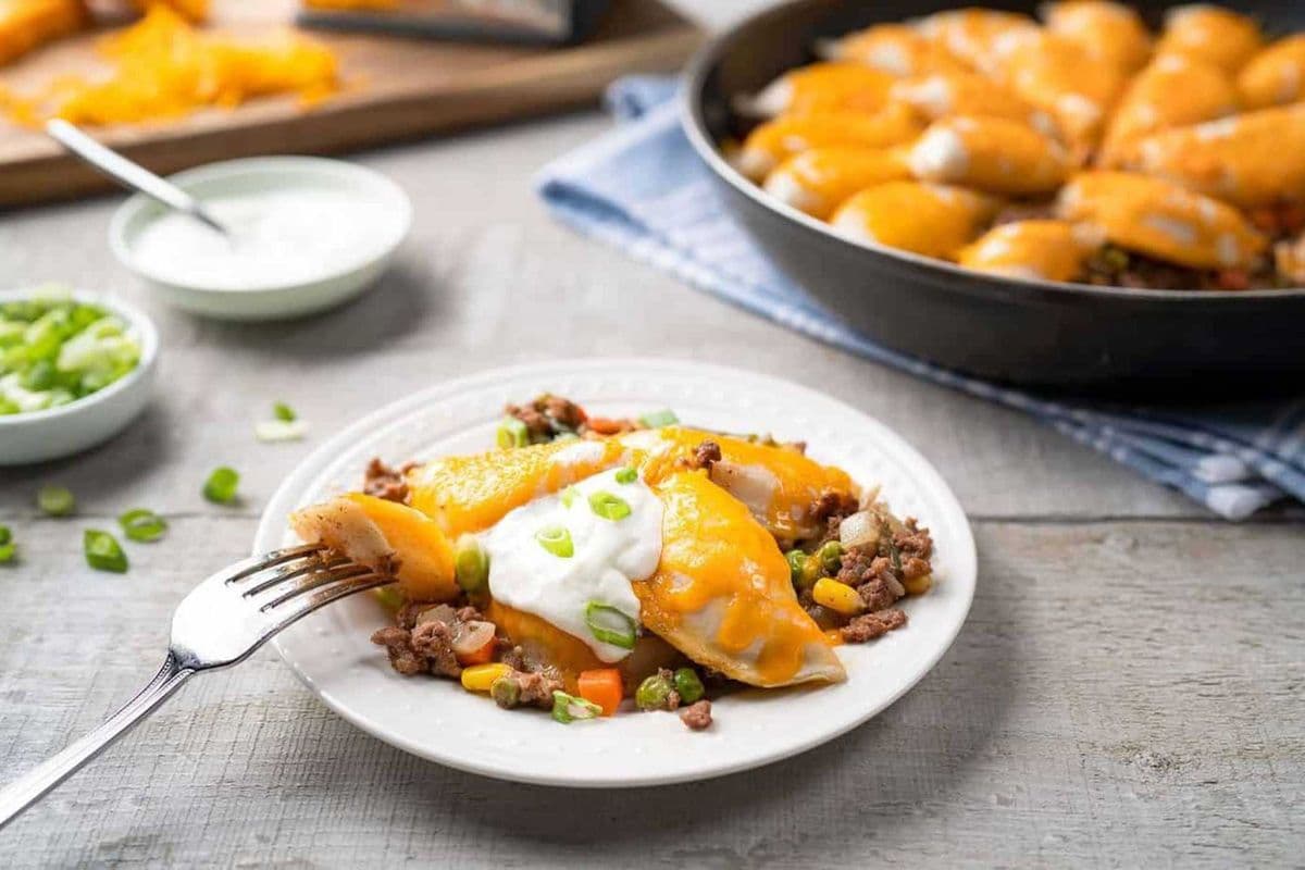 Cheese Steak Pierogi