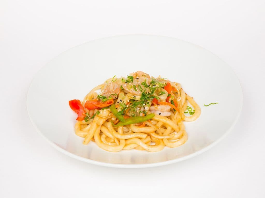 Seafood Fried Udon**