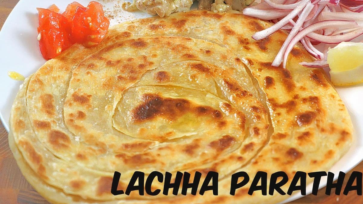Flaky Layered Butter Parantha (Whole Wheat) (G)