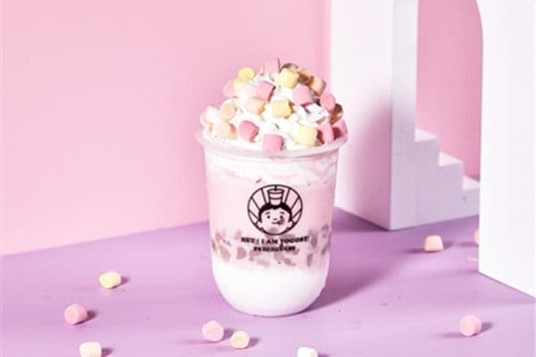peach mochi yogurt 白桃团子酸奶