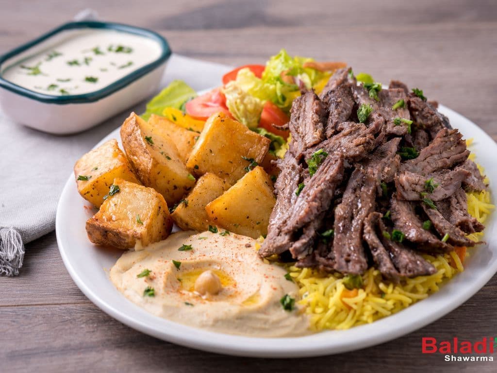 Beef Shawarma Plate