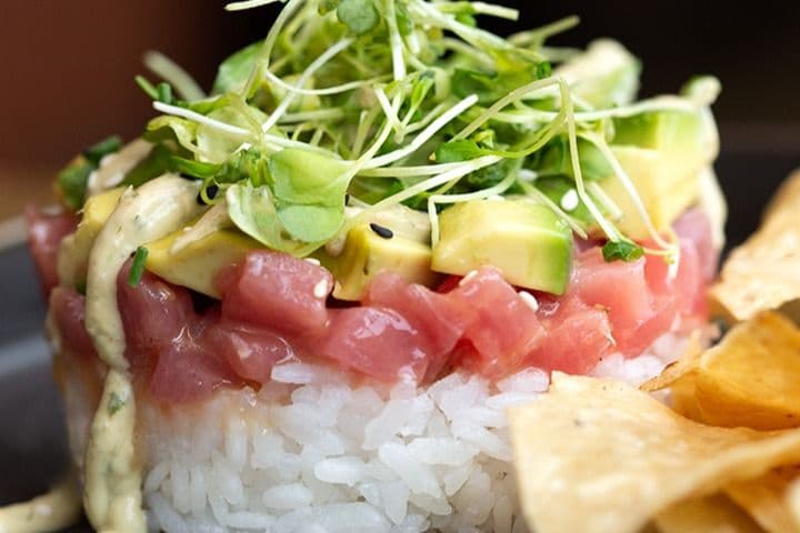 Poke Tuna Stack