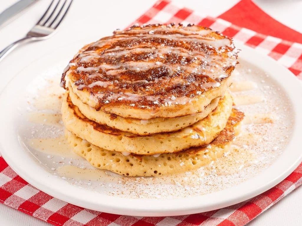 Cinnamon Roll Pancakes*