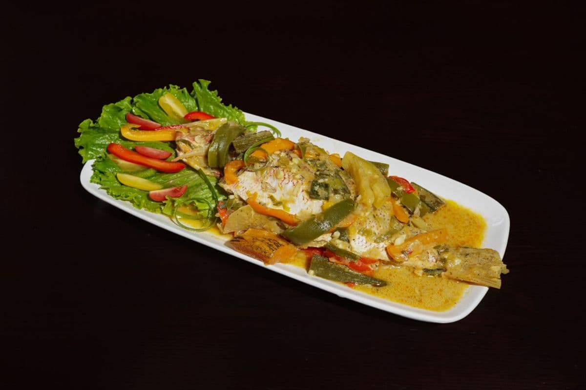 Steamed Snapper Fish with Vegetables