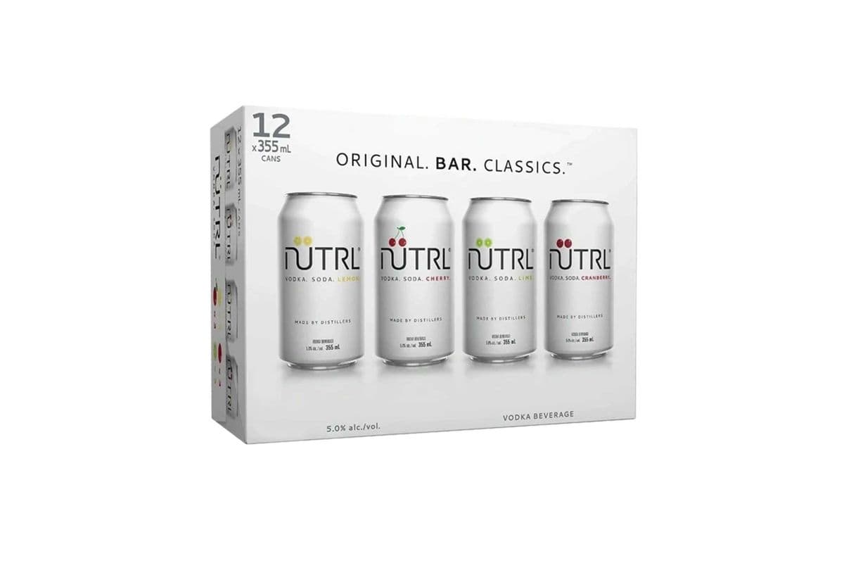 Nutrl Vodka Soda Mixer Pack (12 Cans) (12 x 355ML)