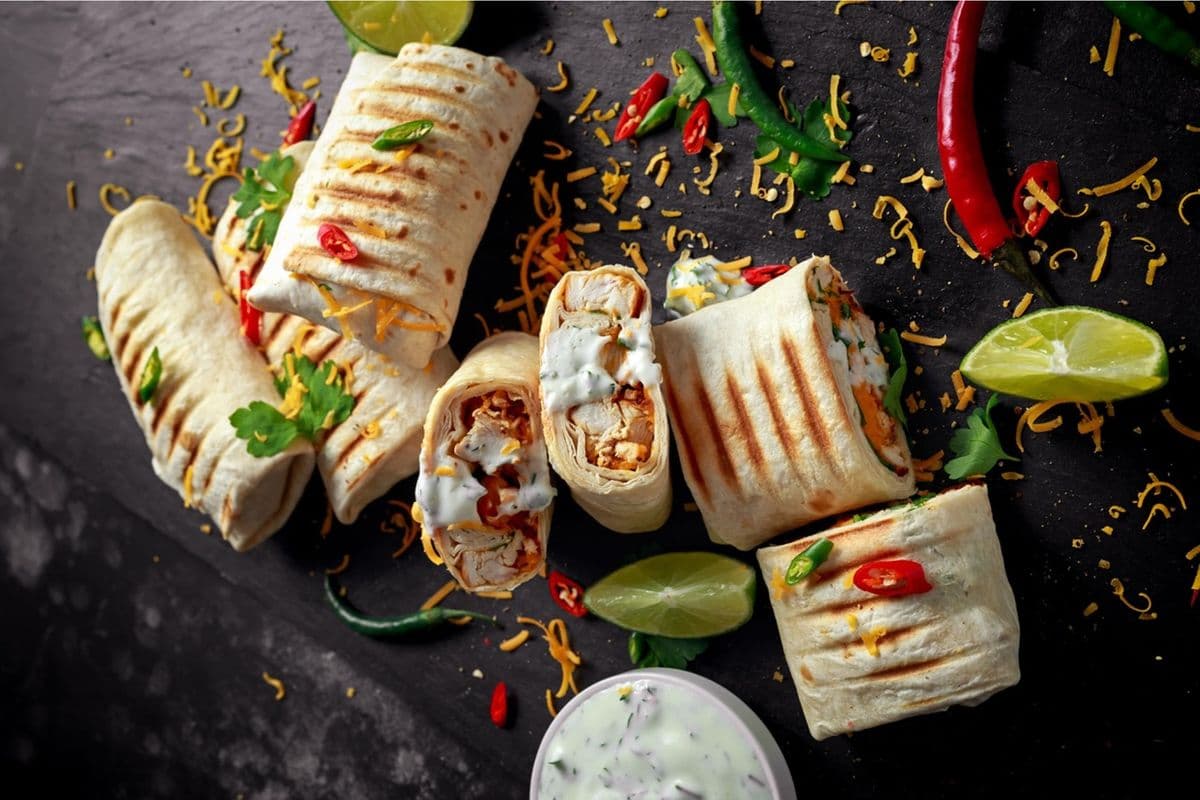 4. R&M Beef Shawarma Wrap