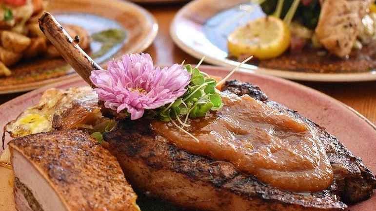 Apricot Glazed Pork Chop