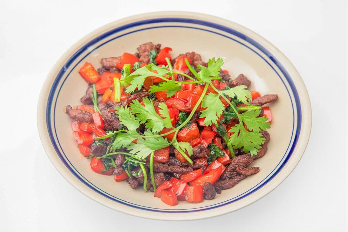 (小炒牛肉) Beef Cilantro