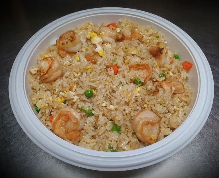 Shrimp & Egg Stir Fried Rice / 蝦仁蛋炒飯