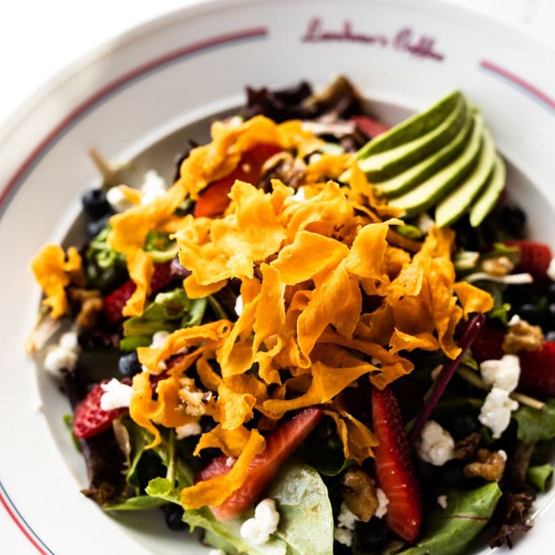 Goat Cheese and Berries Salad