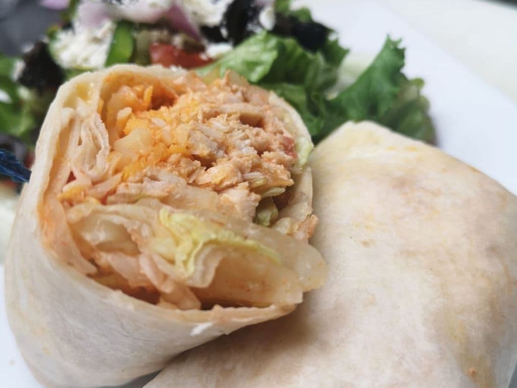 Crispy Chicken Caesar Wrap