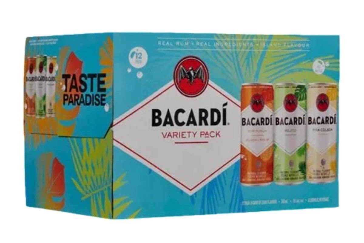 Bacardi Variety Pack (12 x 355 ml Cans)