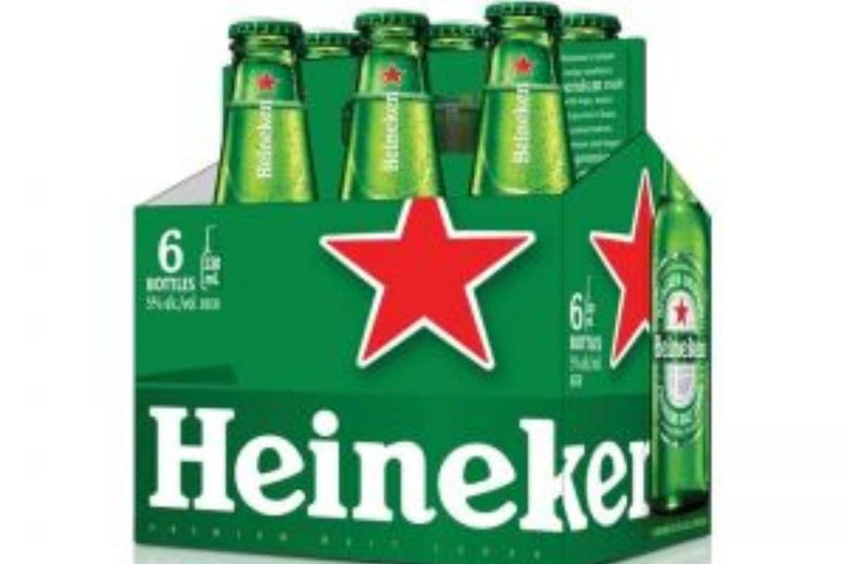 Heineken Lager (6 x 355 ml Bottles)