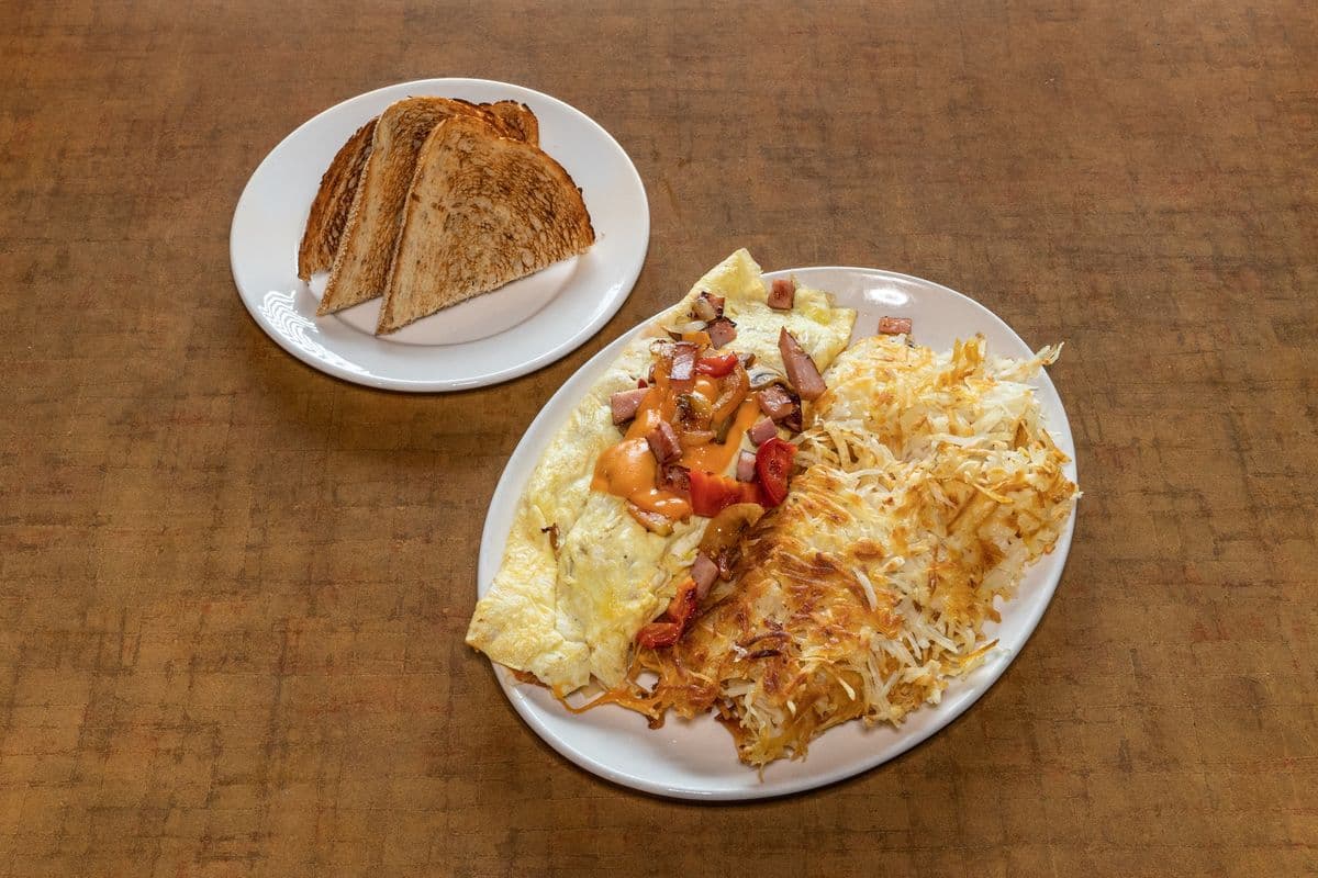 Ham & Swiss Omelette