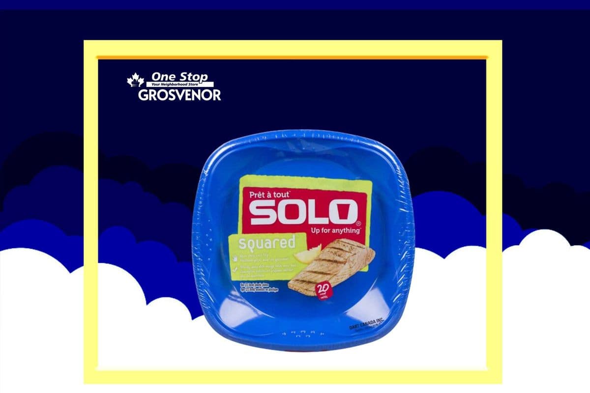 Solo Squared Plates (20 Counts)