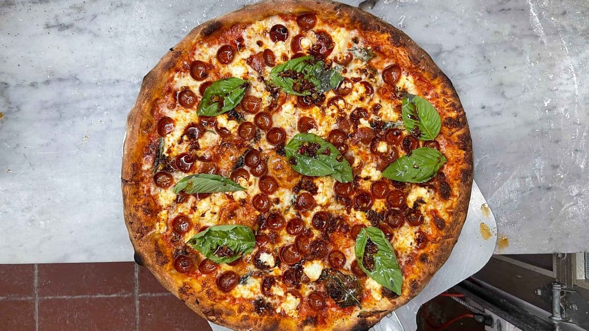 Pepperoni, Ricotta, Chili Crisp Pizza
