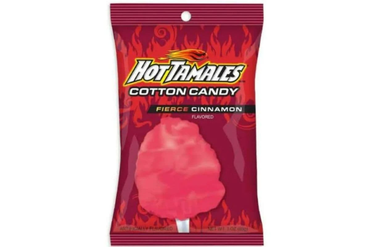 Hot Tamales Cinnamon Cotton Candy