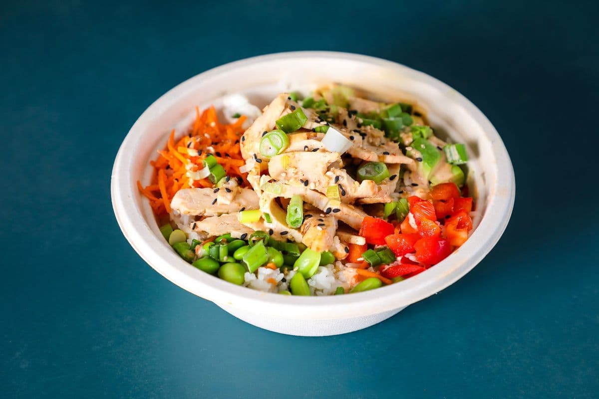 Warm Teriyaki Chicken Bowl