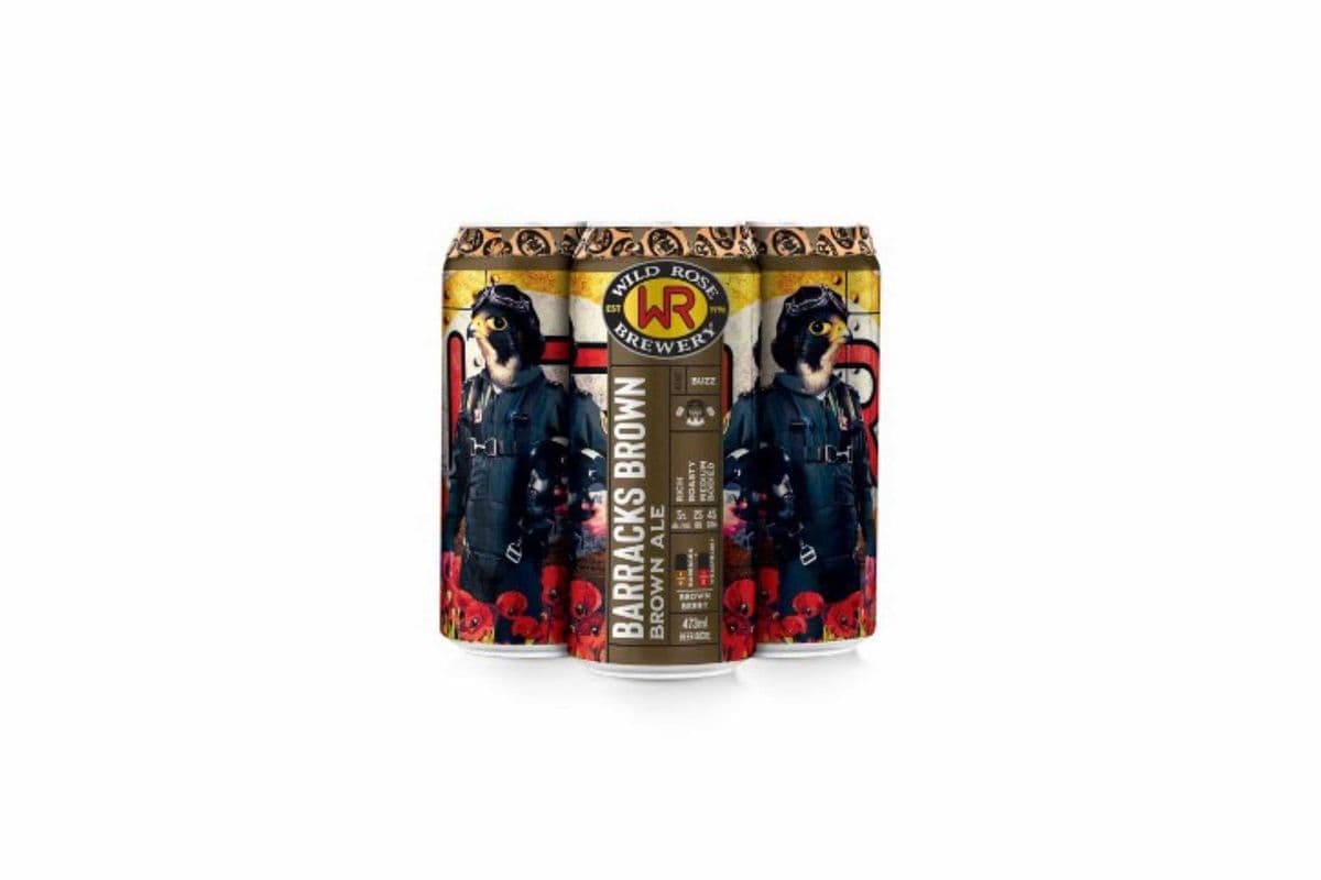 Wild Rose Barracks Brown Ale - 4 x 473 ML Cans (1 x 473 ML)