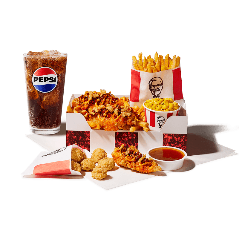 3 Piece Loaded Chili Crunch Tenders Box Meal
