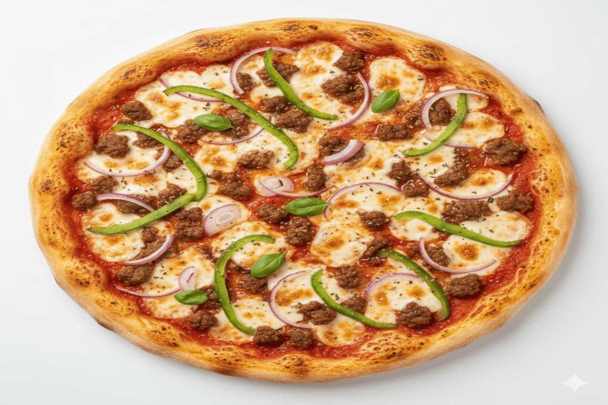 8" Beef Pizza