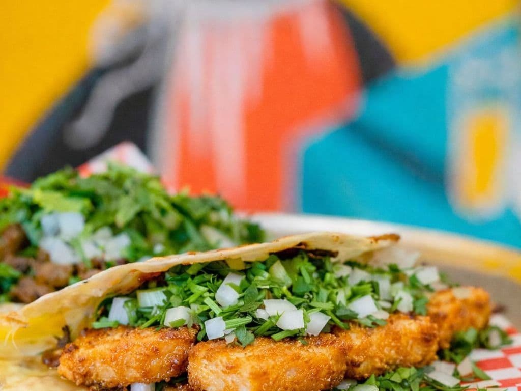 Baja Quesadilla (Battered Fish)
