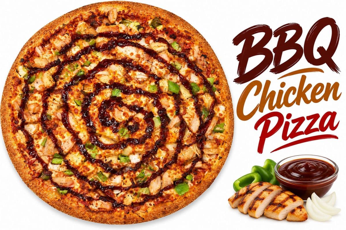 Medium BBQ Chicken Pizza( very popular )