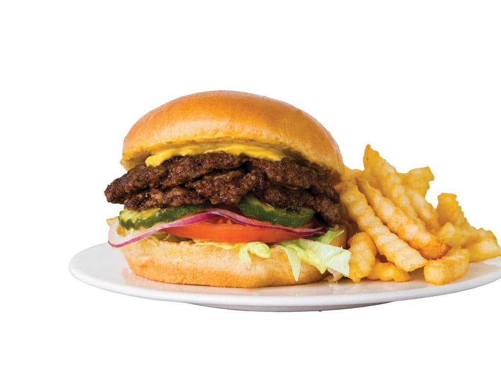 Combo Double Smash Burger (Double Patty)
