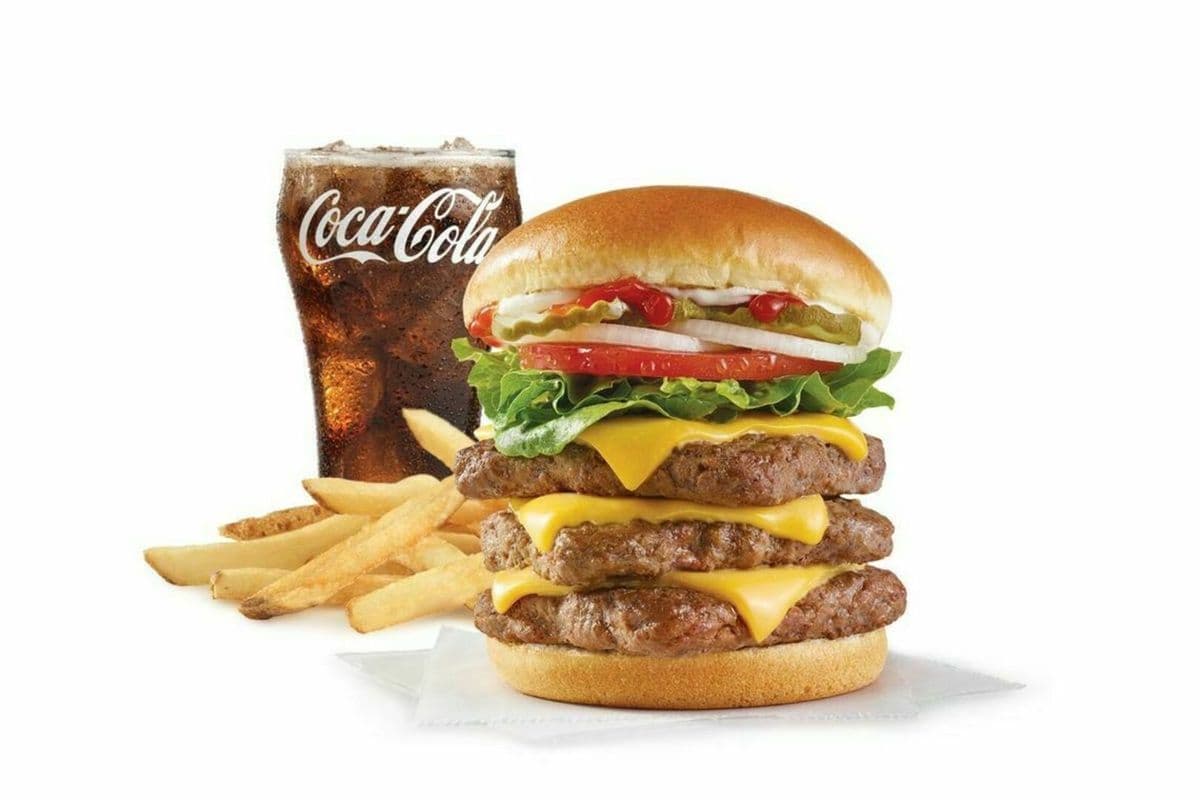 Dave's Triple® with Cheese Combo - Large