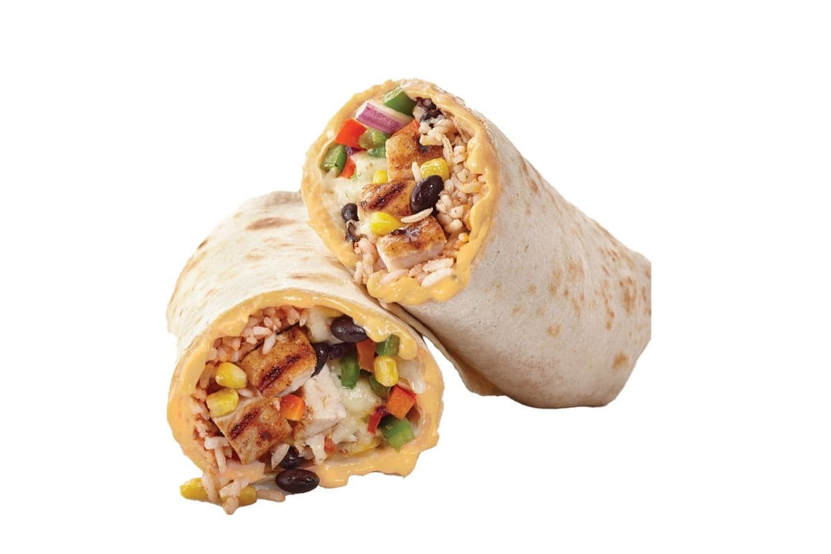 Small Queso Double-Up Burrito