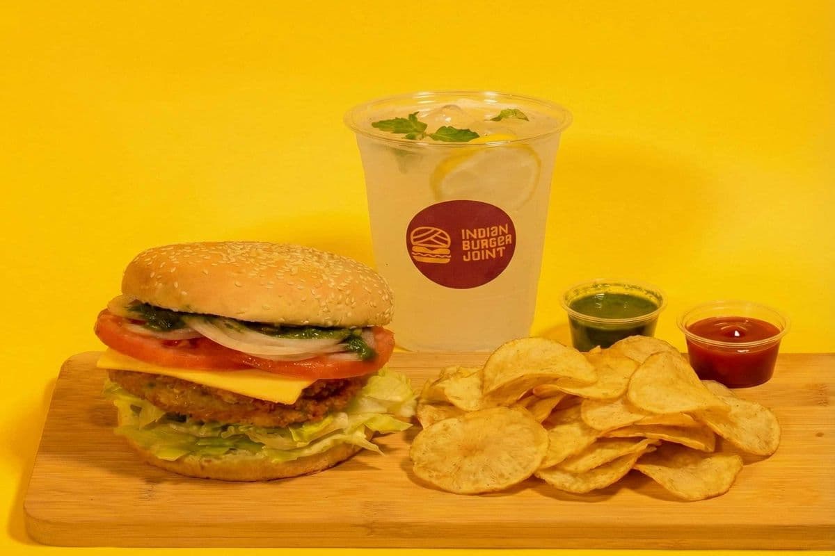 Paneer Perfection Burger Meal