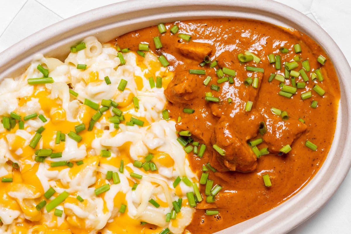 Butter Chicken Mac and Cheese