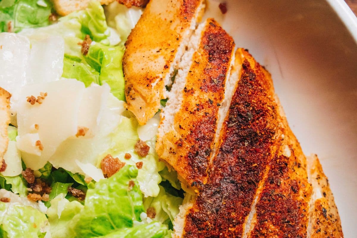 Cajun Chicken Caesar Salad
