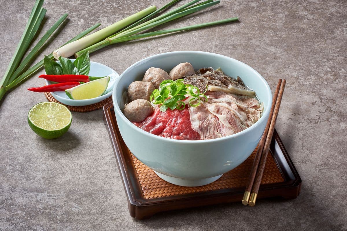 A6. Deluxe Beef Noodle Soup