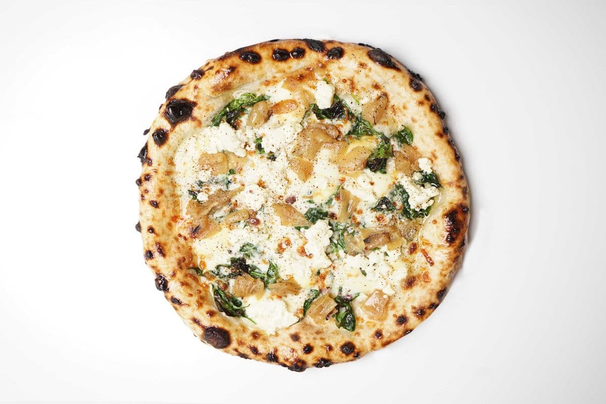 14" Spinaci Con Alfredo Veggie Pizza