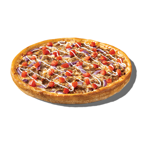 Medium Donair Pizza + 2 Pop